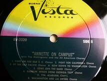 Annette With The Wellingtons And The All American Chorus『Annette On Campus』LP_画像4