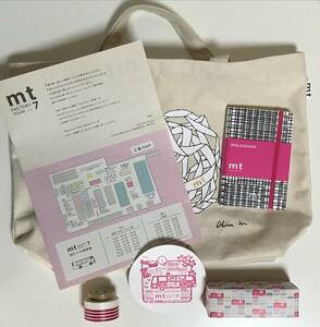 mt FACTORY TOUR Vol,7 duck . processing paper factory excursion memory earth production tote bag /mo less gold collaboration Note / masking tape etc. 10th ( unused goods )