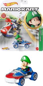 Hot Wheels (ホットウィール) - SUPER MARIO スーパーマリオ MARIO KART マリオカート ベビィルイージモデル (新品未開封)