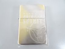 新品 未使用品 2018年製 zippo ジッポ NATURAL AMERICAN SPIRIT アメリカンスピリット 特殊加工 ゴールド シルバー 金 銀 ライター USA_画像2