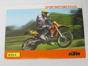 KTM ケーティーエム SPORTMOTOCYCLES スペイン語 カタログ パンフレット チラシ 送料無料