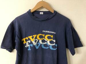 70-80年代 ARTEX ビンテージ FAIRBANKS TVCC プリント Tシャツ 古着 USA 