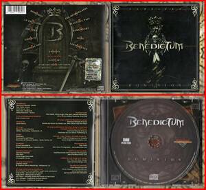 廃盤♪女性Vo米国産Metal≪輸入盤CD≫BENEDICTUM(ベネディクタム)/Dominion♪MALADY♪LYRAKA♪THE V