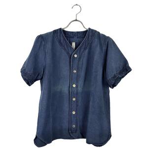 VISVIM (ビスビム) ICT DUGOUT SHIRT S/S Blue Camping Trailer 2