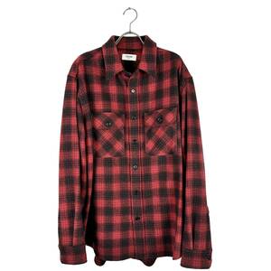 CELINE(セリーヌ) check shirt (red)