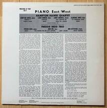 Freddie Redd（フレディ・レッド）Hamp Hawes（ハンプトン・ホーズ）LP「Piano East Piano West」US盤 OJC-1705 1985年再発 新品同様_画像2