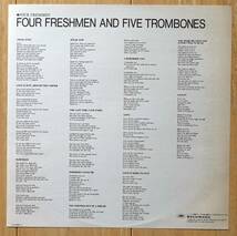 The Four Freshmen（ザ・フォー・フレッシュメン）LP「Four Freshmen And 5 Trombones」国内盤 帯解説付き完品 ECJ-50061 美盤_画像6