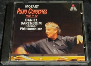 CD/モーツァルト/バレンボイム/MOZART/PIANO CONCERTOS NOS.11-13 /BARENBOIM/