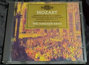 CD/海外盤/モーツァルト/ジュピター/Mozart/Symphony 41 K551 Jupiter/Piano Concerto 20/K239