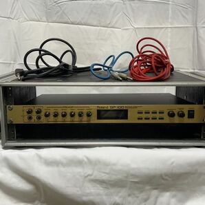 Roland ローランド GP-100 プリアンプ マルチエフェクター ラックケース付き中古現状品 日本製の画像1