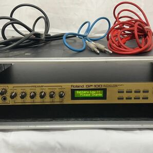 Roland ローランド GP-100 プリアンプ マルチエフェクター ラックケース付き中古現状品 日本製の画像2