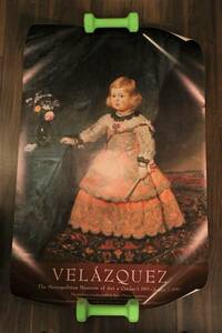 当時物 メトロポリタン美術館 ベラスケス ポスター 1989-1990 ◆ VELAZQUEZ Metropolitan Museum