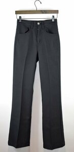DAIRIKU/ large lik22AW flair center Press pants Flare Pressed Pants 22AW P-5 size :23 color : black 