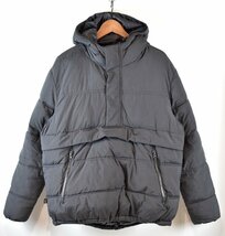 THE VERY WARM/ザベリーウォーム　パファーアノラックパーカー　中綿ジャケット　サイズ：L　カラー：ブラック_画像1