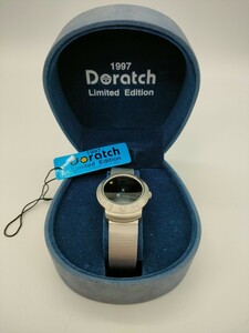 1円〜 Doratch 1997 Limited Edition ドラッチ リミテッドエディション 手巻き 腕時計 ドラえもん ハーフスケルトン シルバー系 ケースつき
