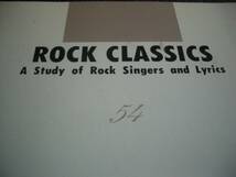 【英字書籍】ROCK CLASSICS●A Study of Rock Singers and Lyrics★ロック音楽と現代社会★BY John Dougill ★Macmillan Language house_画像3