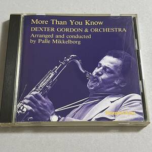 デクスター・ゴードン / モア・ザン・ユー・ノウ＋1 Dexter Gordon & Orchestra / More Than You Know CD サンプル盤