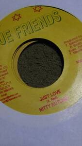 Roots One Drop Track Just Love Riddim Single 3枚Set from True Friends Nitty Kutchie Shalom Turblance