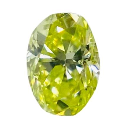 FANCY YELLOW GREEN 0.066ct SQ/RT1141/CGL-