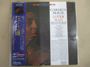 CD ジャズ 紙ジャケ　ラヴァー・マン+2　カーメン・マクレエ/マスターサウンド