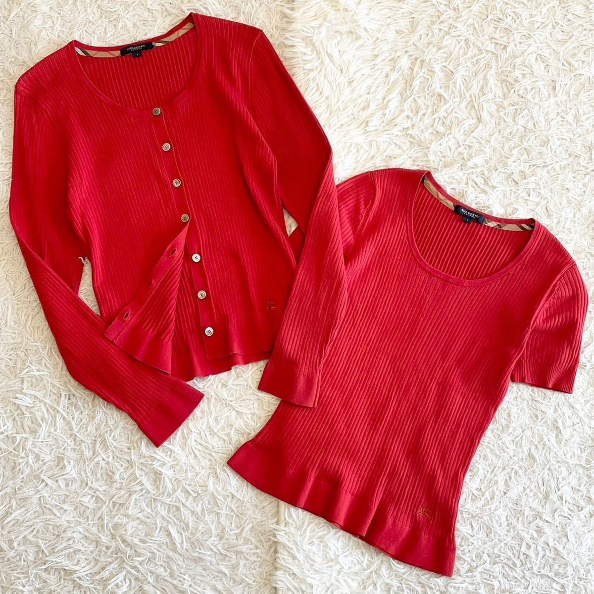 ヤフオク! -「バーバリー ニット」(ツインニット、アンサンブルニット
