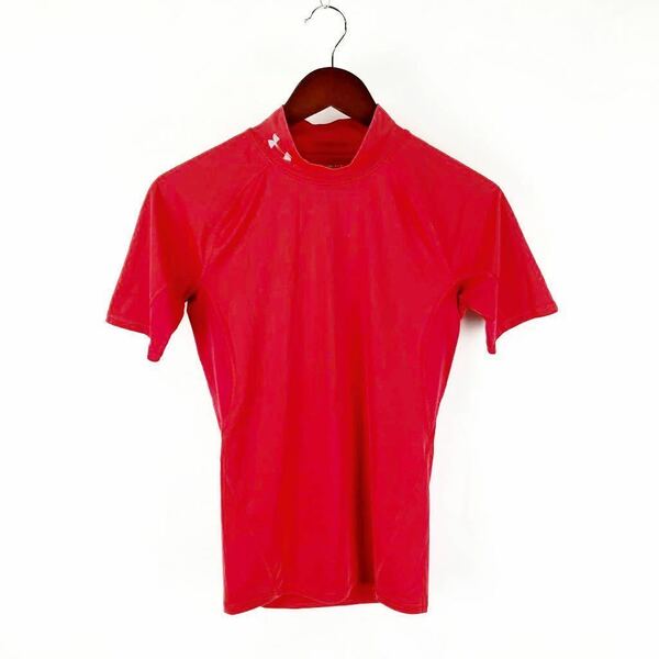 UNDER ARMOUR アンダーアーマー 半袖 コンプレッションシャツ インナーシャツ アンダーシャツ メンズ Mサイズ 赤 レッド スポーツウェア