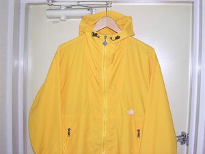 THE NORTH FACE ノースフェイス コンパクトジャケット Compact Jacket M イエロー ナイロンジャケット マウンテンパーカー