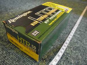 AMMO空箱 Remington HTP 357 MAGNUM 125 Gr. SJHP 1箱（トレイ付き）