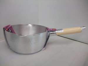木柄　　ゆきひら鍋　　片手鍋　１８ｃｍ　　ＩＨ対応　　　底厚２．６ｍｍ　