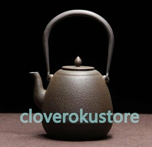 新品★茶道具★新品★老鉄瓶 素肌鉄瓶 未塗装鉄器 提梁壺 対応 鉄やかん 鉄分補給 鉄びん