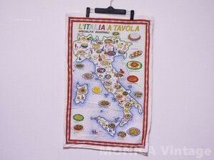 ML094* remake also * Vintage kitchen Cross dish Cross tapestry fabric retro miscellaneous goods interior 