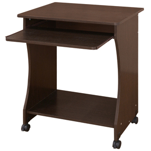  computer desk pc desk desk desk . a little over desk writing desk storage wooden space-saving width 60 dark brown TKM-7210DBR