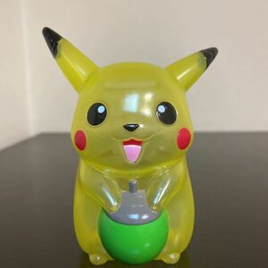 ピカチュウキャンディー 2001 ピカチュウ 貯金箱 クリア 中古品 ポケモン ポケットモンスター フィギュア 明治製菓