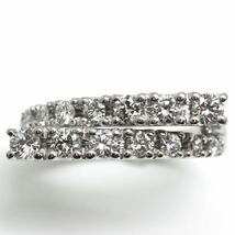 高品質!!TASAKI(田崎真珠)◆Pt900 天然ダイヤモンドリング◆m 11.2g 18号 0.75ct diamond ring jewelry 指輪EG5_画像2