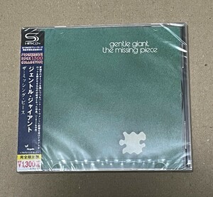 未開封 送料込 SHM-CD Gentle Giant - The Missing Piece / ジェントル・ジャイアント / WPCR16294