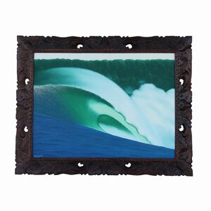  wave. . big wave regular break Goes Windy work 100X80 surfing surfer Hawaiian burr picture art YSA-240580