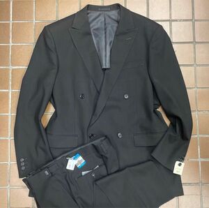 【新品】特別価格★激安スーツ★オールシーズン礼服/サイズ3XL BB6/ブラック　黒/ノーベンツ/冠婚葬祭　アジャスター 