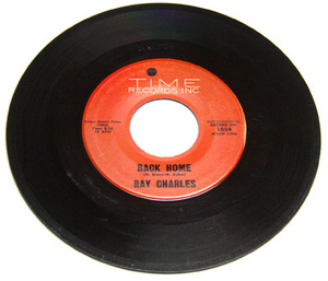 45rpm/ Back Home - Ray Charles - Why Did You Go / 60s,Rhythm & Blues,Time Records - 1054,1962