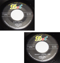 45rpm/ Susie Darlin' - Robin Luke - Living's Loving You / 50s,Dot Records - 45-15781,Original,1958_画像2