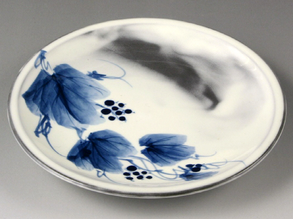 京焼・清水焼 雛飾 お雛さま(皿立付) 陶あん 飾り皿 トウア806 陶器