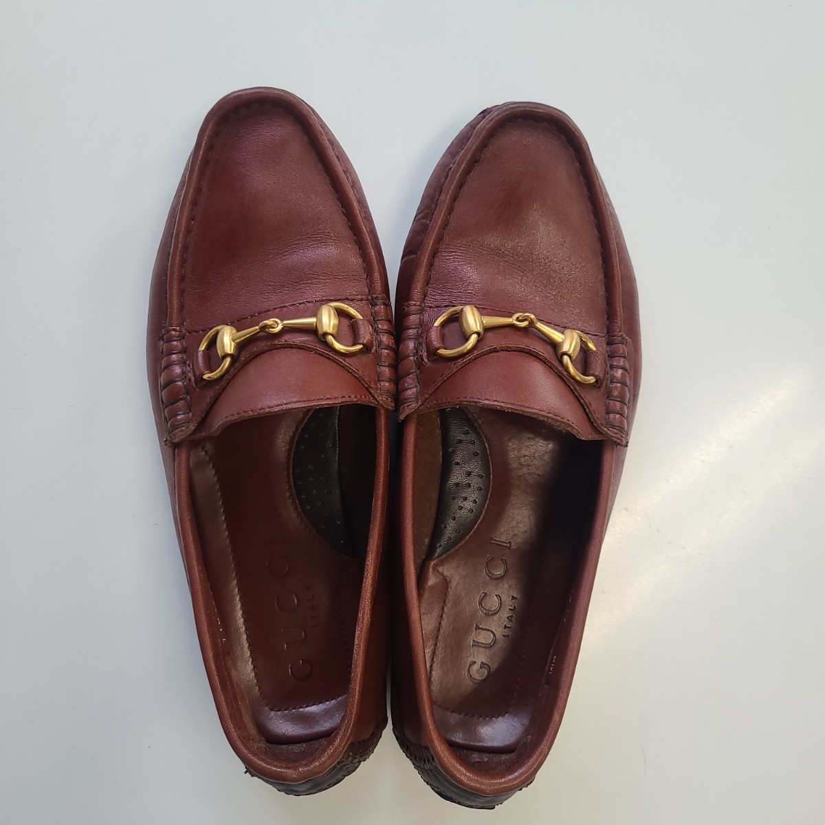 最新人気 GUCCI グッチ ドライビングシューズ 8E 26センチ - www