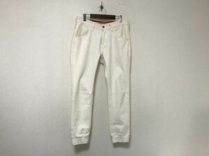  genuine article Lee LEE cotton stretch chino Denim jogger pants Work Surf military American Casual business suit men's white white 28S