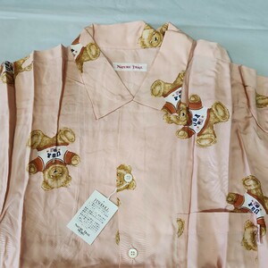  unused NATURE TRAIL total pattern shirt PINK HOUSE rayon short sleeves shirt 