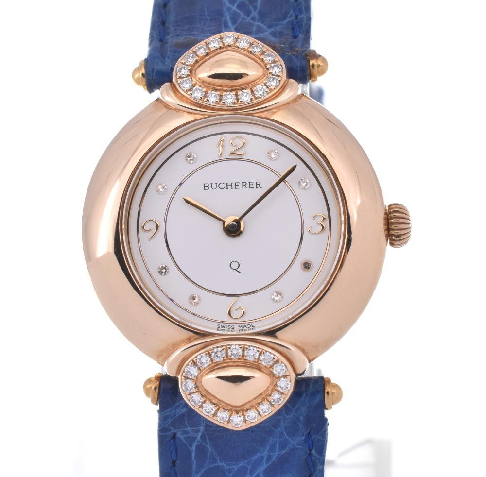 ブッヘラー ブヘラ BUCHERER レディース シルバー925 宝飾 腕時計