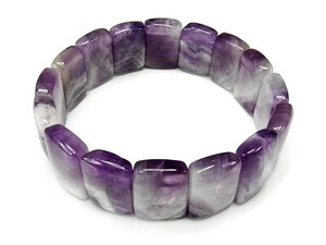 AA+ Phantom amethyst bangle bracele natural stone 2 month. birthstone prime 