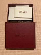 【箱付き】バリー BALLY 名刺入れ - レザー×コットン 黒×アイボリー 財布_画像8