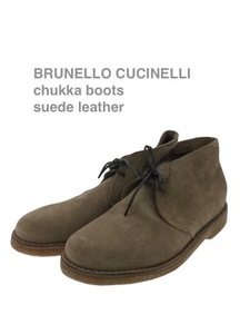 TK 新品 ブルネロクチネリ BRUNELLO CUCINELLI チャッカブーツ デザートブーツ レザーシューズ