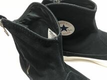 美品!! コンバース 1SC624 SUEDE ALL STAR WESTERN BOOTS Z HI BLACK 29cm us 10.5 スエード オールスター ブーツ 黒 サイドジップ_画像8