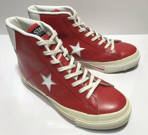 レア!! 希少!! 90S コンバース 日本製 ONE STAR HI RED ワンスター 赤 x 白 24cm US 5.5 ジャパン メイド MADE IN JAPAN