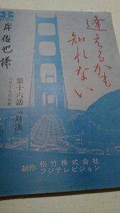 台本、逢えるかも知れない、第１６話、対決